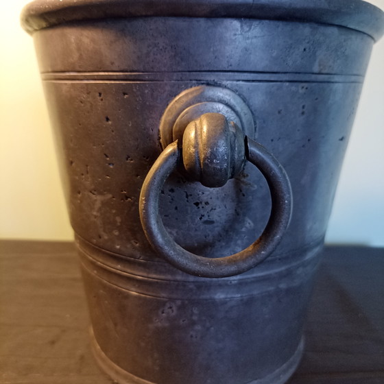 Image 1 of Rare Art Deco Wine Cooler – Étain de France – Paris Craft