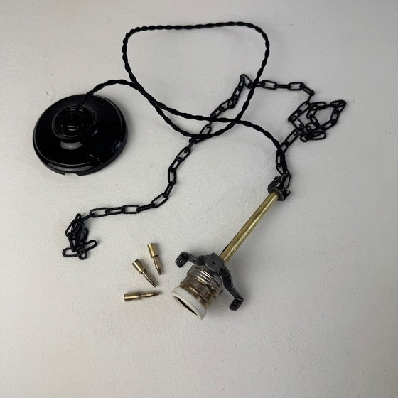 Image 1 of Vintage Space Age opaline hanglamp "Wila"