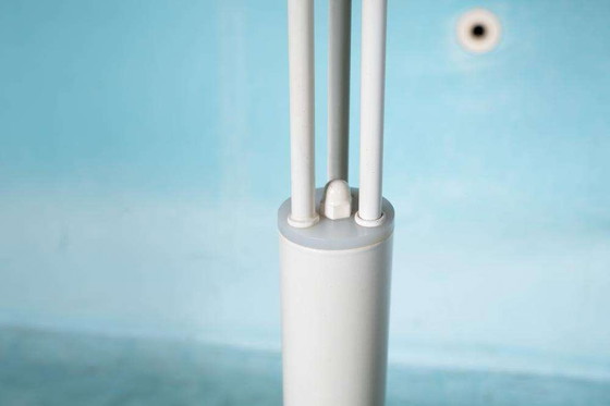 Image 1 of Space age waterfall floor lamp minimalist floor lamp white