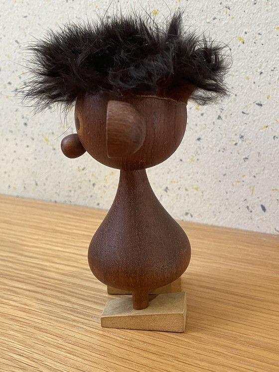 Image 1 of Dänische Mid-Century Teak Figur