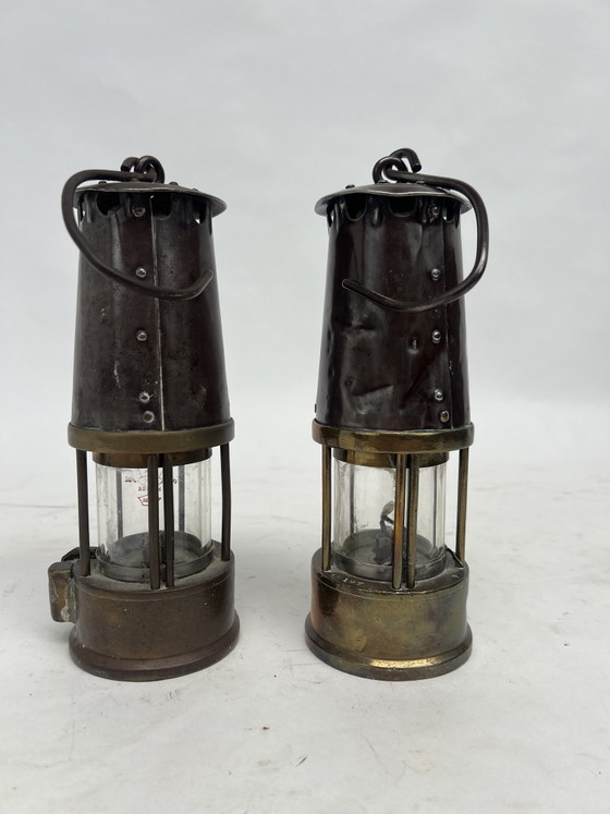 Image 1 of Antique miner's lamp set