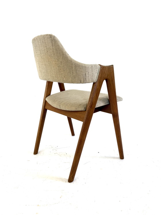 Image 1 of Vintage teKhouten ‘compass’ stoel, Kai Kristiansen ‘60