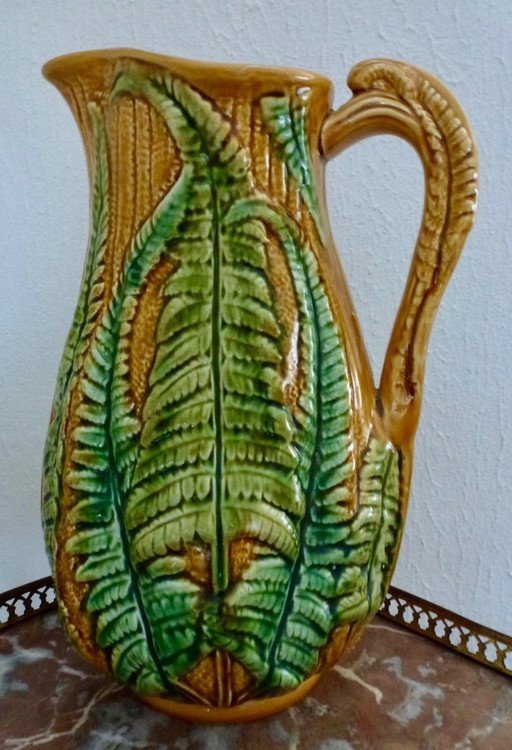 Antiker Majolika-Varenkan – Schramberg / Villeroy & Boch (ca. 1890). – tafelaccessoires, Ceramic