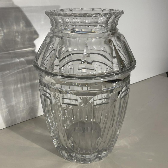 Vase Art Déco en cristal taillé par Joseph Simon pour Val Saint Lambert, années 1920 – Crystal, Art Deco (photo 10 of 13)