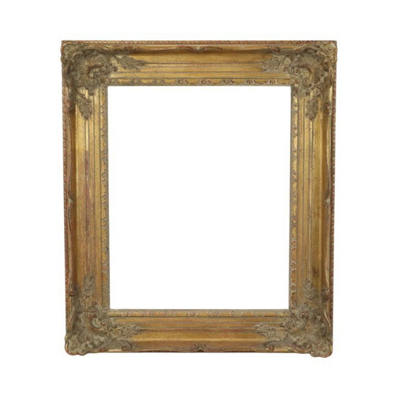 Image 1 of Antique Classic Gold Leaf Frame 74cm