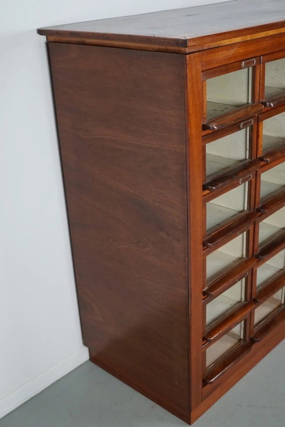 Image 1 of Mercería antigua holandesa de madera noble, década de 1930