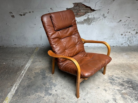 Image 1 of Vintage Lamino armchair by Yngve Ekström - Swedish design from 1956