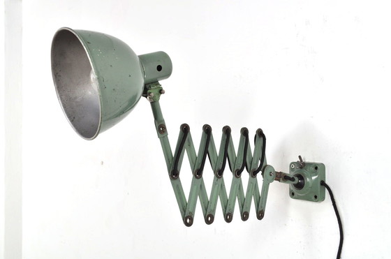 Image 1 of Vintage Wall Scissor Lamp