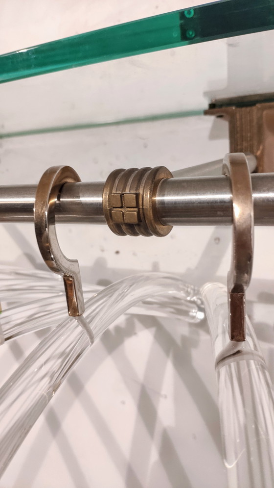 Image 1 of Garderobe R14 von Peter Ghyczy mit 9 Kleiderbügeln