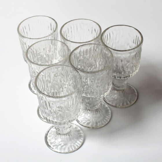 Juego de 6 Vasos de Chupito Ravenhead Siesta Bark 6 cl / Reino Unido / Años 70 – Vasos y jarras, Glass (photo 4 of 11)