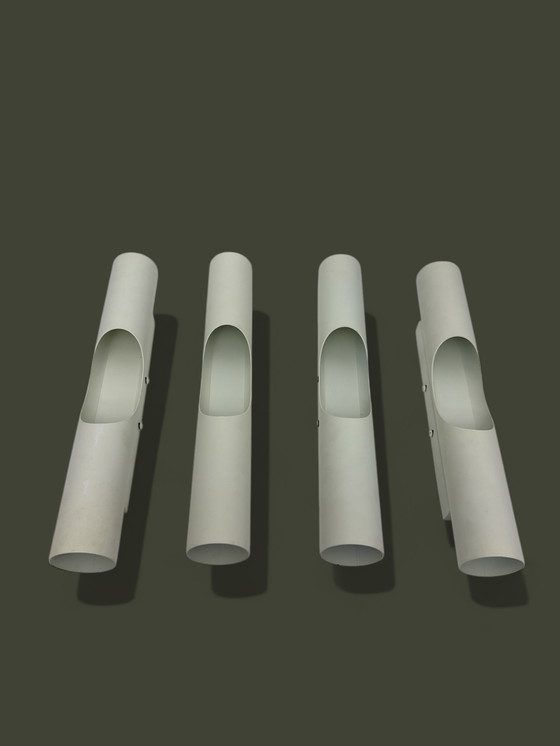 Image 1 of 4x Linea Verdace - Wall lamp - Tubetto - White (Metal)