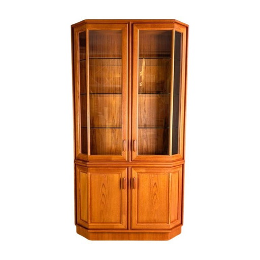 Dyrlund Vitrine Midcentury Teck danois design Commode Vintage
