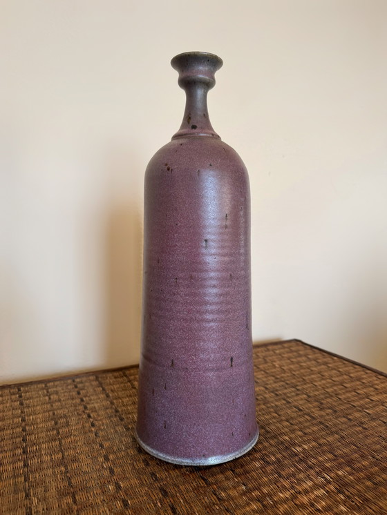 Image 1 of Vase Mauve Steingut Christian Deville