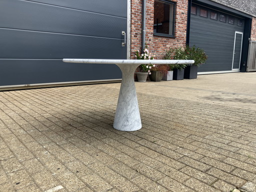 Angelo Mangiarotti M1 dining table Carrara marble 130cm As New!!
