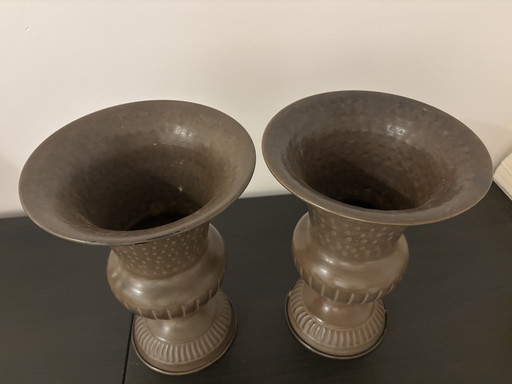 Vases en métal