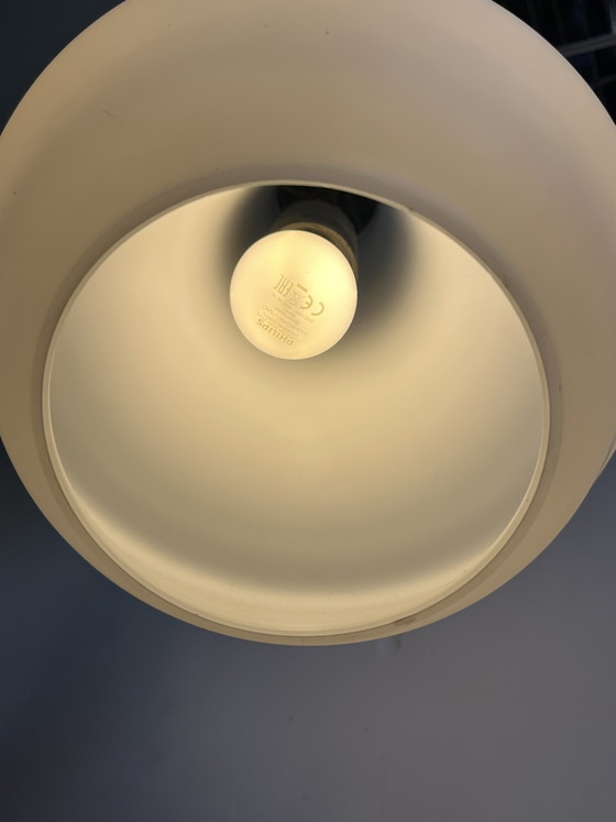 Image 1 of Opal glass pendant light in the Stilnovo style, 1960s Italy