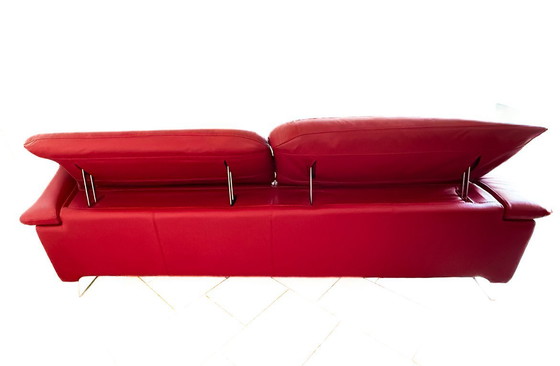 Image 1 of Conjunto Roche Bobois Synopsis – sofás de cuero rojo – excelente estado