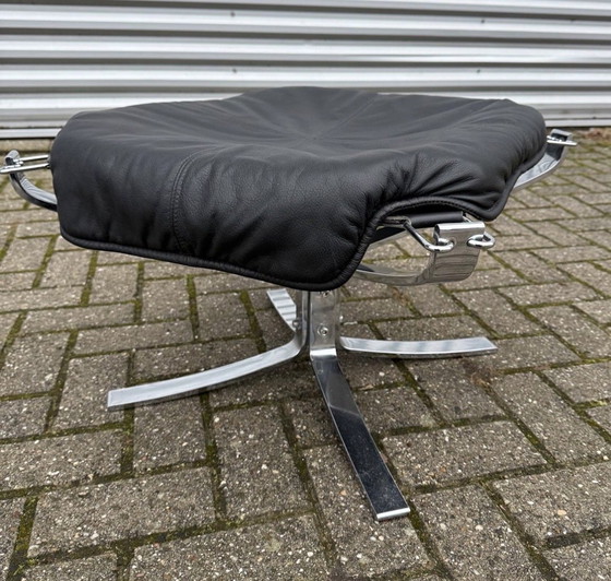 Image 1 of Set vintage Vatne Møbler Falcon di Sigurd Resell: 2 alti + 2 bassi + Hocker