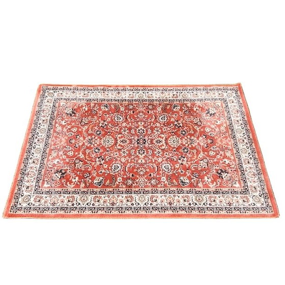 Image 1 of Tapis persan vintage rose de Tabriz, 202 x 140 cm, années 1970