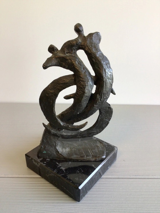 Image 1 of Bronzestatue Bernadette Leijdekkers