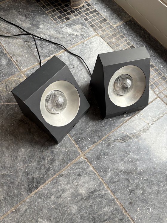 Image 1 of 2x Raak vintage wall/ceiling lamps 1960s (model C 1587)