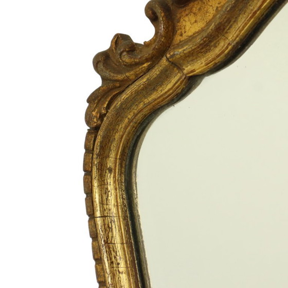 Image 1 of Specchio Deknudt in foglia d'oro di metà secolo
