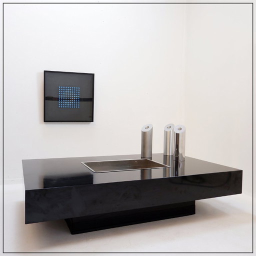 Italienischer Couchtisch inspiriert vom Modell "Alveo" von W. Rizzo für Sabot
