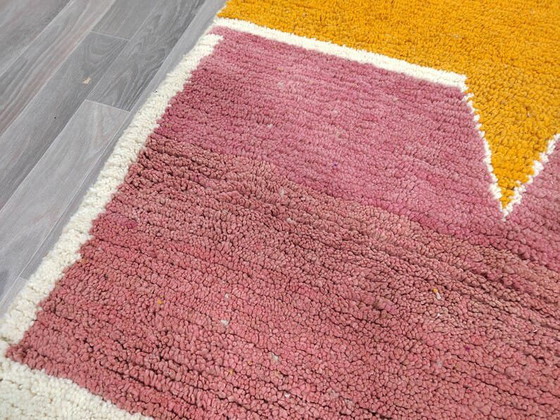 Alfombra bereber tradicional hecha a mano de pura lana de 1,5/2,5 m – Aime Té, Wool (photo 4 of 9)