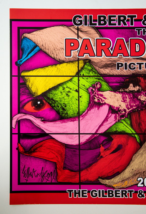 Image 1 of Gilbert & George Gesigneerde Poster / The Paradisical Pictures - Huisdier / 59,4 x 84,1cm 23,4 x 33,1in (A1)