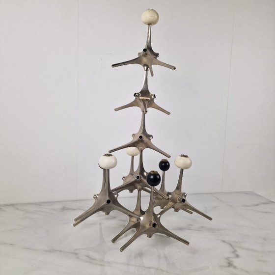 Image 1 of Candelabro modular icónico de Caesar Stoffi y Fritz Nagel, Alemania, década de 1960