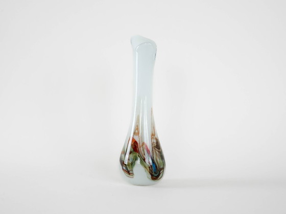 Image 1 of Glasvase, dänisches Design, 1970er Jahre, hergestellt in Dänemark