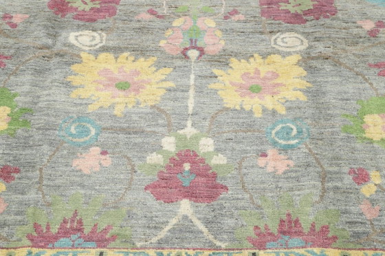 Hand-knotted Ushak Rug 344x243 No 2341 – Ushak Teppich, Rugs & carpets, Wool (photo 6 of 9)