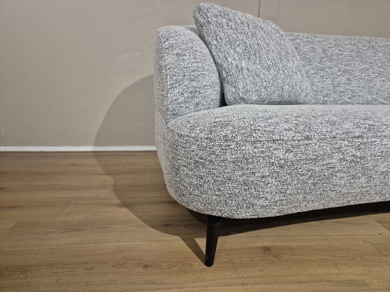 Image 1 of Montel Snake - Corner sofa - Gray - Black - Fabric - New