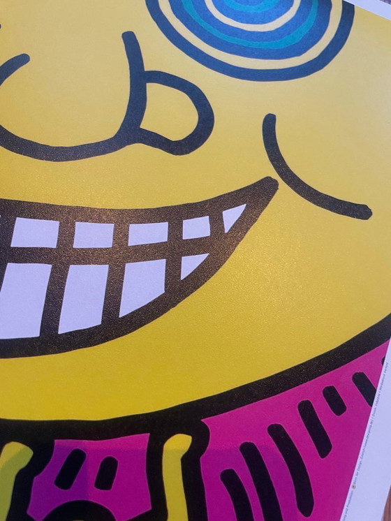 Image 1 of Keith Haring (1958-1990), Keith Haring a Milano, 1984, copyright Estate of Keith Haring 2009, stampato in Germania