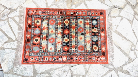 Image 1 of Vintage silk and cotton rugs