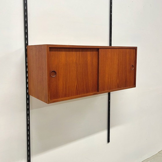 Image 1 of Mobiletto in teak di Kai Kristiansen per Feldballes, anni '60.