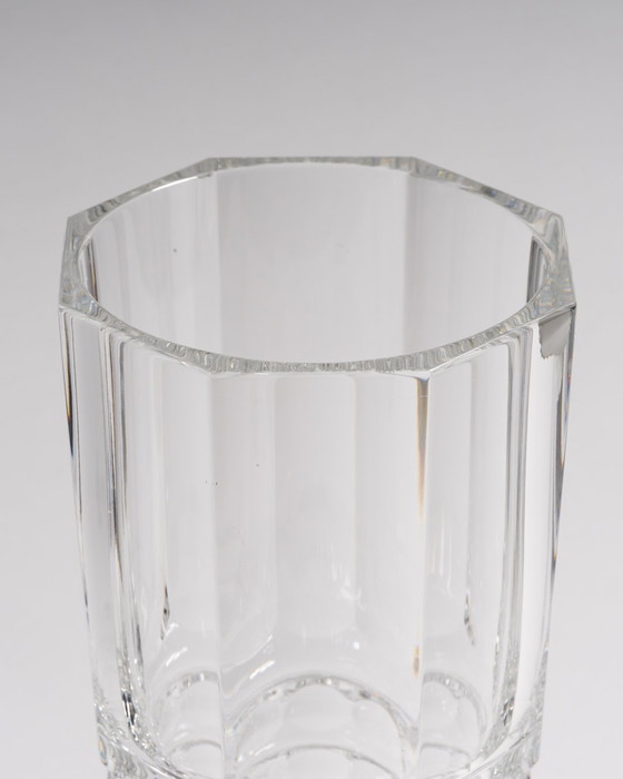 Image 1 of Vase monumental en verre bohémien brutal du Mid Century par Sklo Union, Tchécoslovaquie, années 1960
