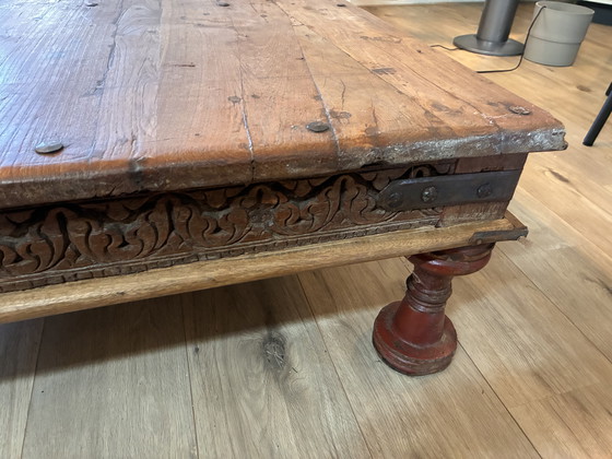 Image 1 of Tavolo da salotto antieke indiano