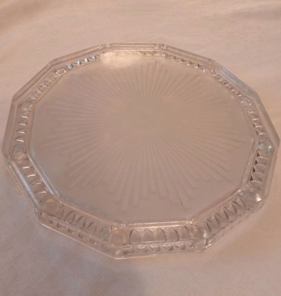 Image 1 of Sottopentola in vetro Art Déco