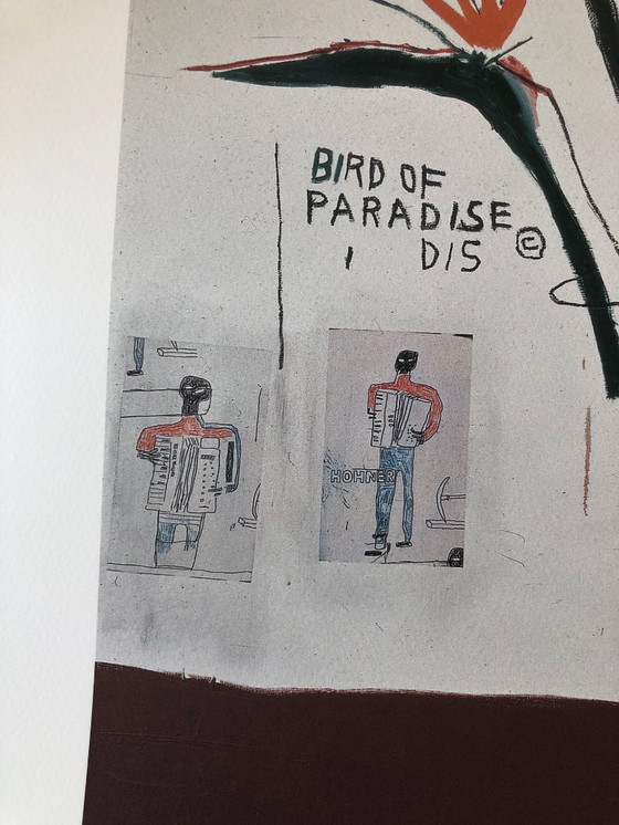 Image 1 of Jean Michel-Basquiat (1960-1988), Bird of Paradise, 1985, Copyright Estate of Jean-Michel Basquiat, Licencia de Artestar NY