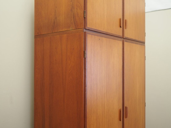 Image 1 of Armoire en teck, design danois, années 1970, fabricant : Omann Jun