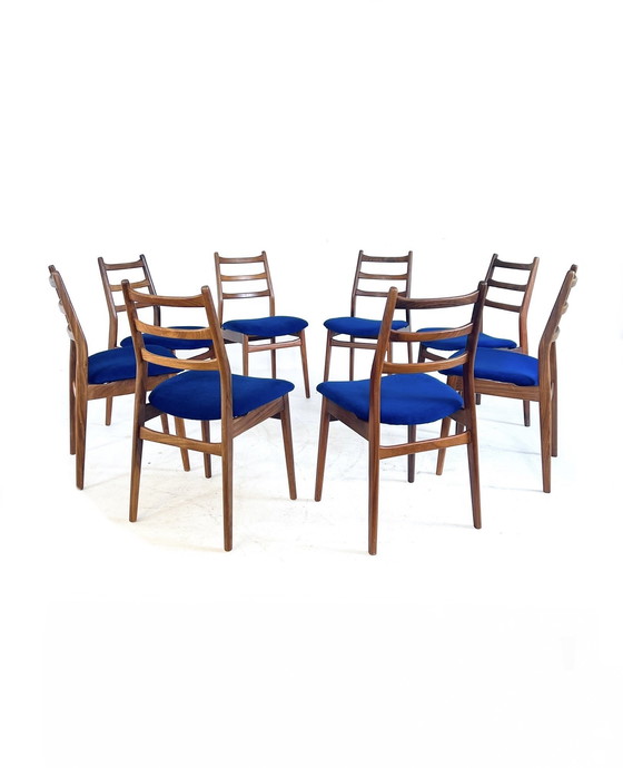 Image 1 of 8x chaise de salle à manger restaurée, Casala '60s