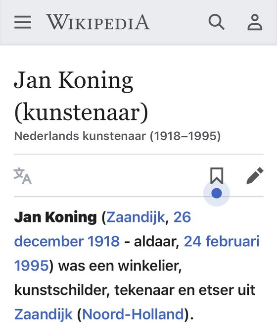 2 Dipinti Jan Koning – Arte, Legno, Tela (photo 3 of 5)