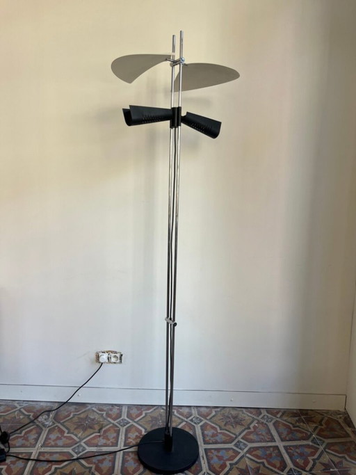 Enterprise Floor Lamp – Garcia Garay, 1980 – vloerlampen, Aluminium, Chrome (photo 2 of 10)