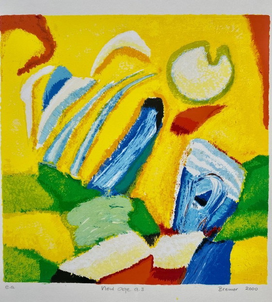 Image 1 of Serigrafía de Saskia Bremer - Nueva era a.3