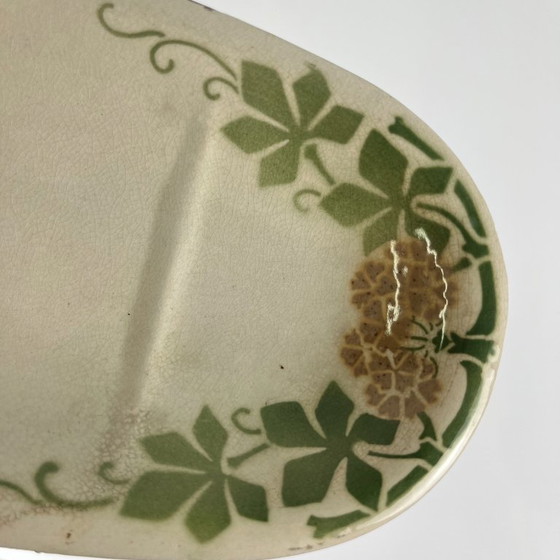 Image 1 of KG Lunéville zeepbakje, model "Phlox", met bloemmotief, midden 20e eeuw.