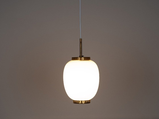 Image 1 of Danish vintage pendant lamp Kina by Bent Karlby, Lyfa, 1946