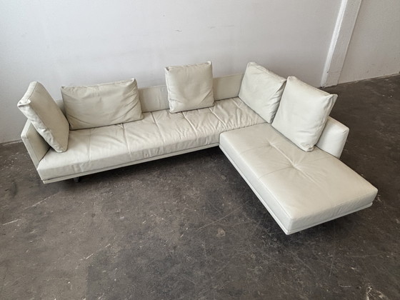 Image 1 of Walter Knoll Prime Time Ecksofa Leder hellgrau 