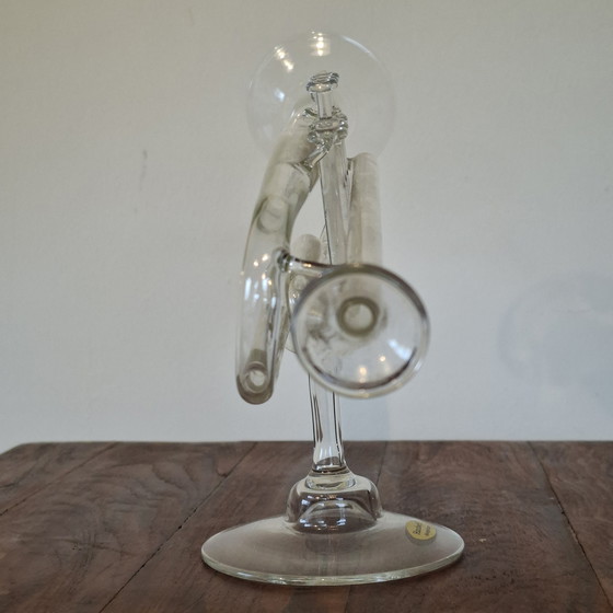 Image 1 of Mid-century mouth-blown borosilicate glass trumpet