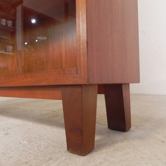 Image 1 of Vetrina con 4 ante scorrevoli in vetro, Musterring, anni '60